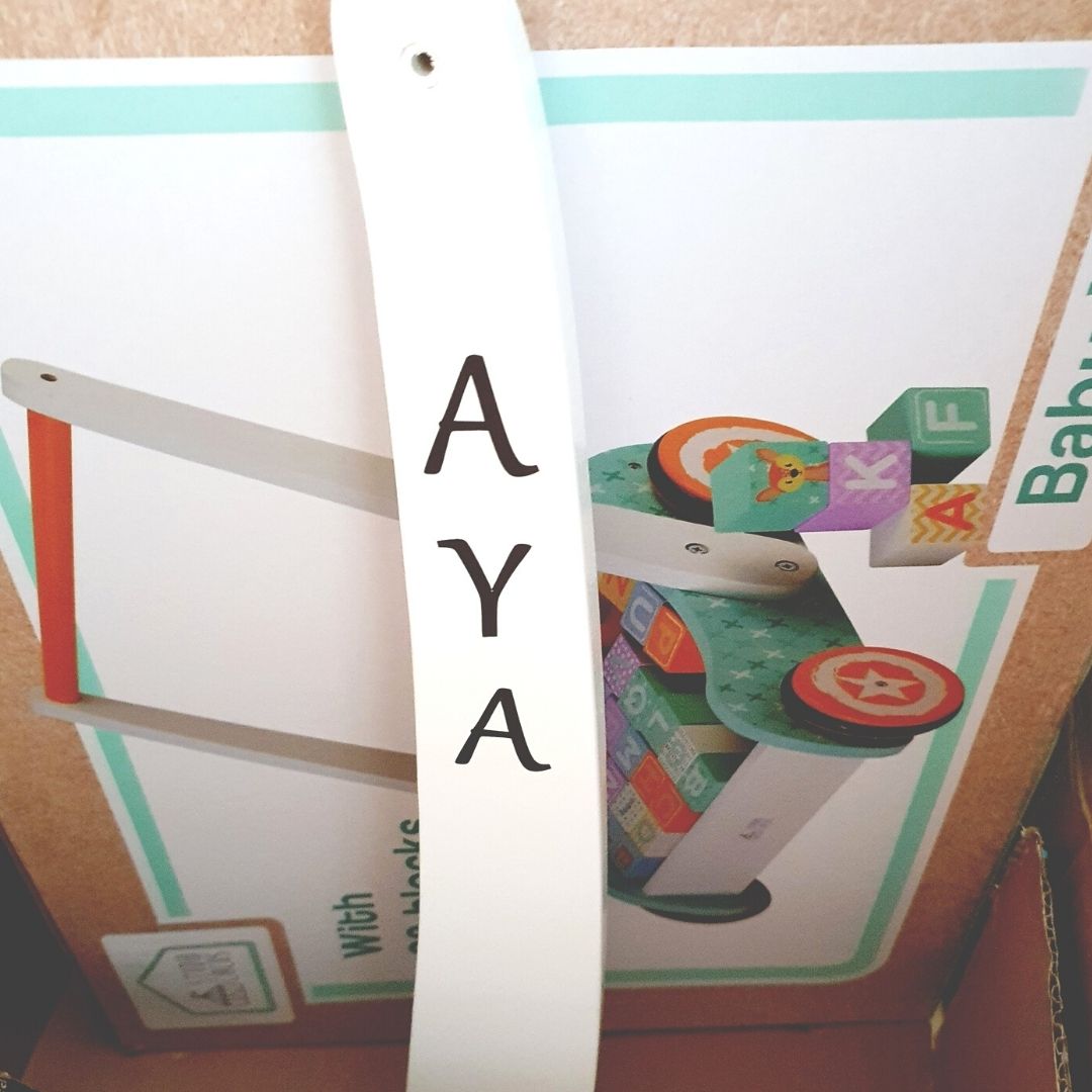 Baby Walker with Blocks - Can be Personalised