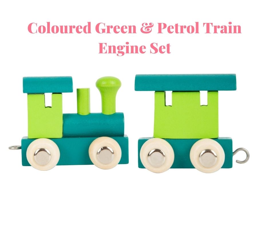 Coloured Train Letters & Engine Sets