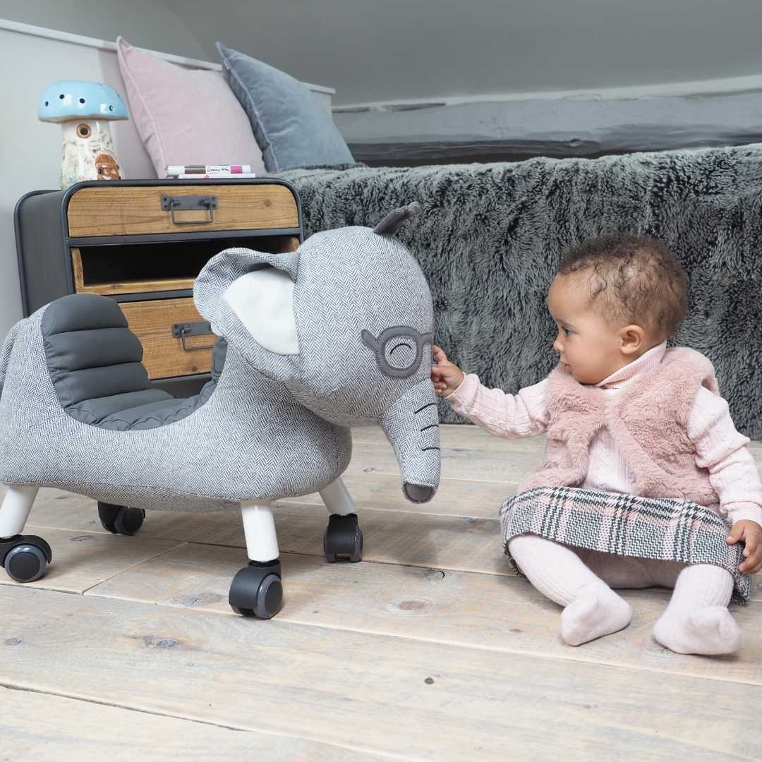 Cuthbert Ride On Elephant toy for 1 year old - DISCONTINUED