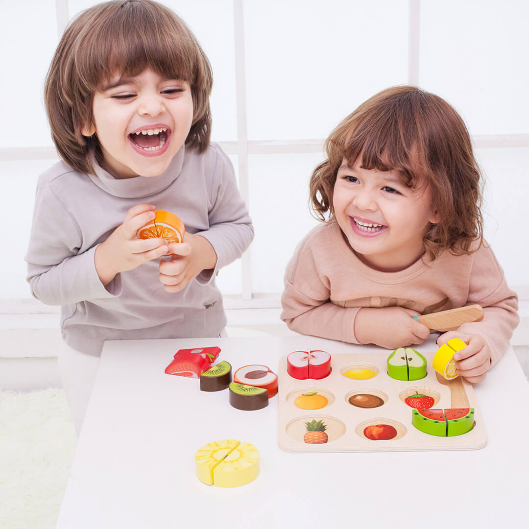 Cutting Fruits Puzzles for 18 months old