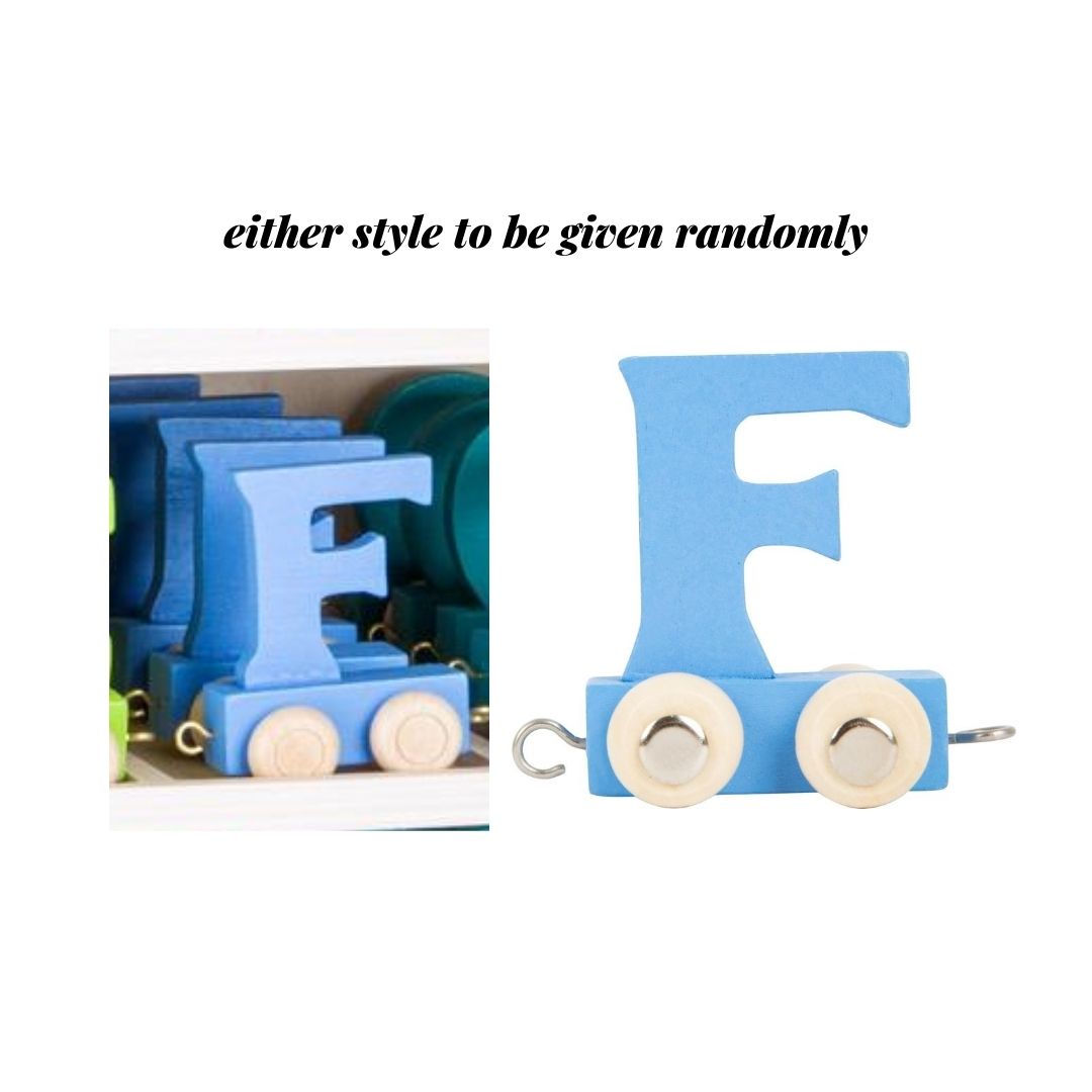 Coloured Wooden Train Letters – Personalised wooden name train