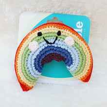 Fair Trade Organic Cotton Original Crochet Rainbow Baby Rattle