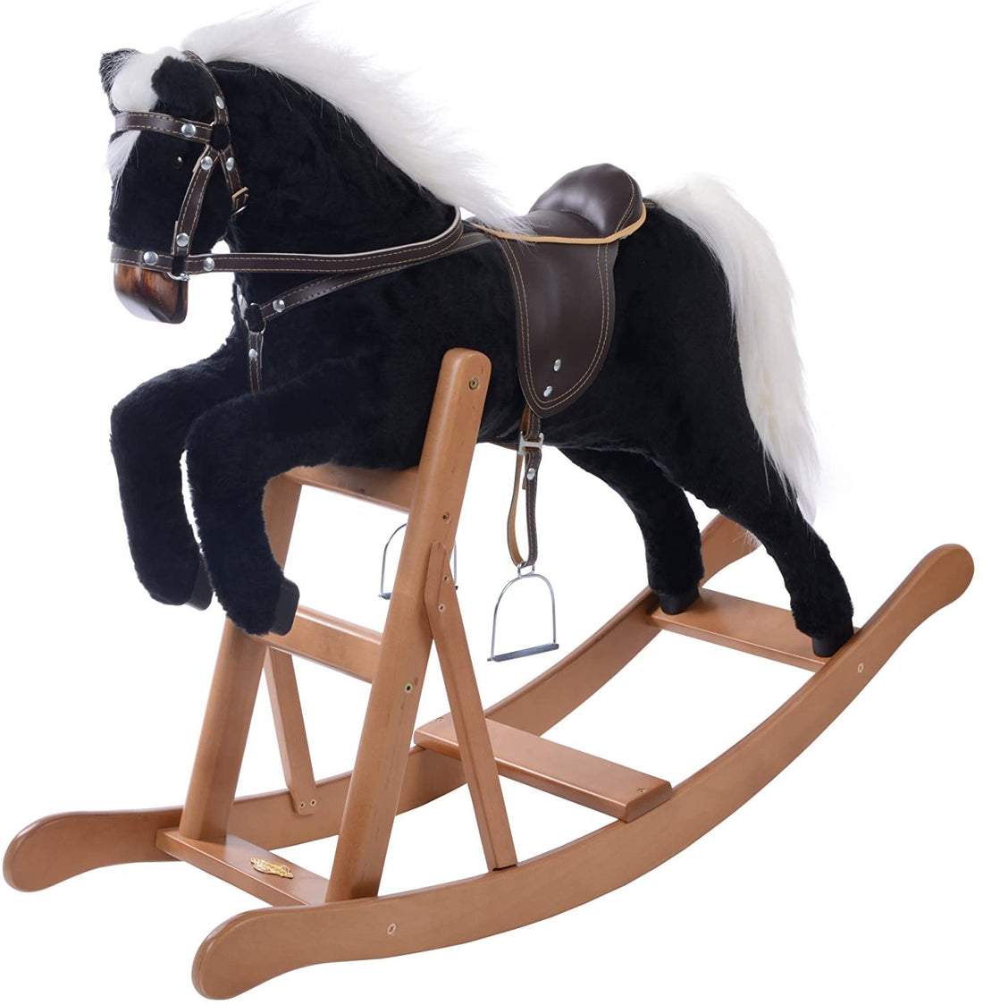 MJ Mark Wooden Rocking Horse - Mercury Galloping Rocking Horse
