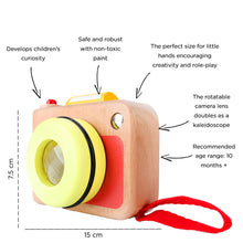 My First Camera - wooden camera toys for 10 months old
