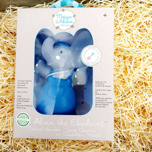 Alvin the Elephant - Natural Rubber Teethers For Babies