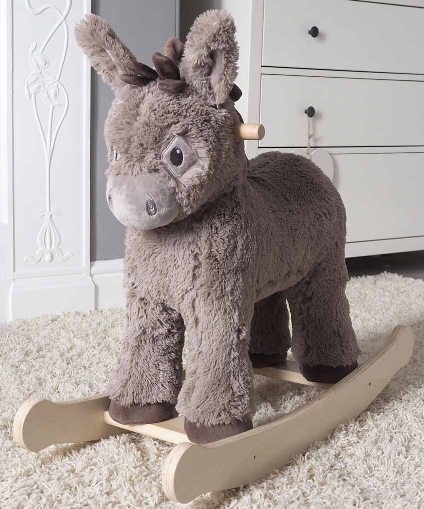 Norbert Rocking Donkey Animal for 12 months old and Norbert Pull Along Bundle