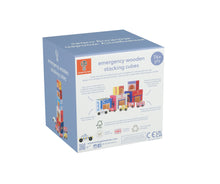 Emergency Services Wooden Stacking Cubes