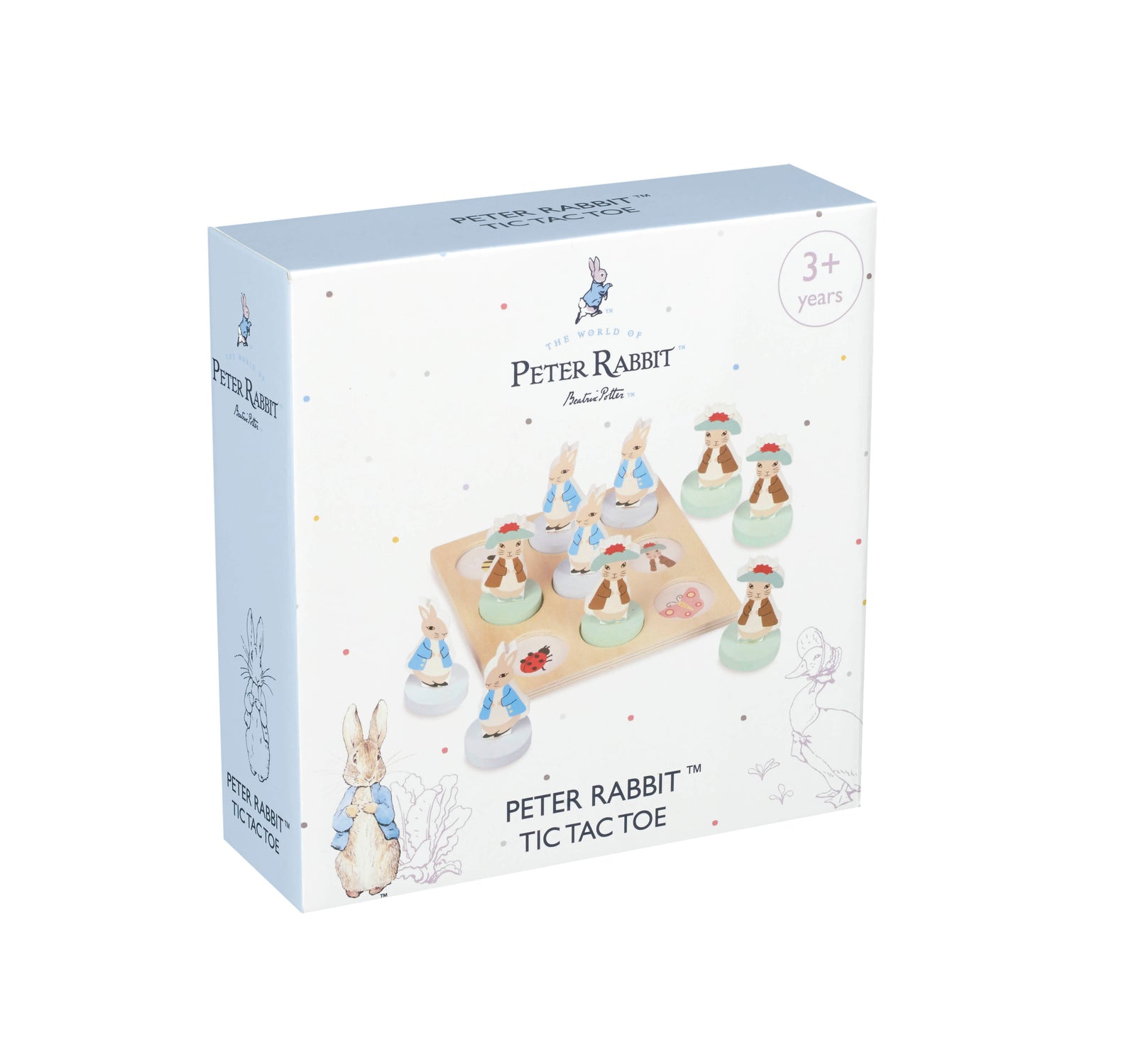 Peter Rabbit™ Tic Tac Toe wooden game for 3 years old