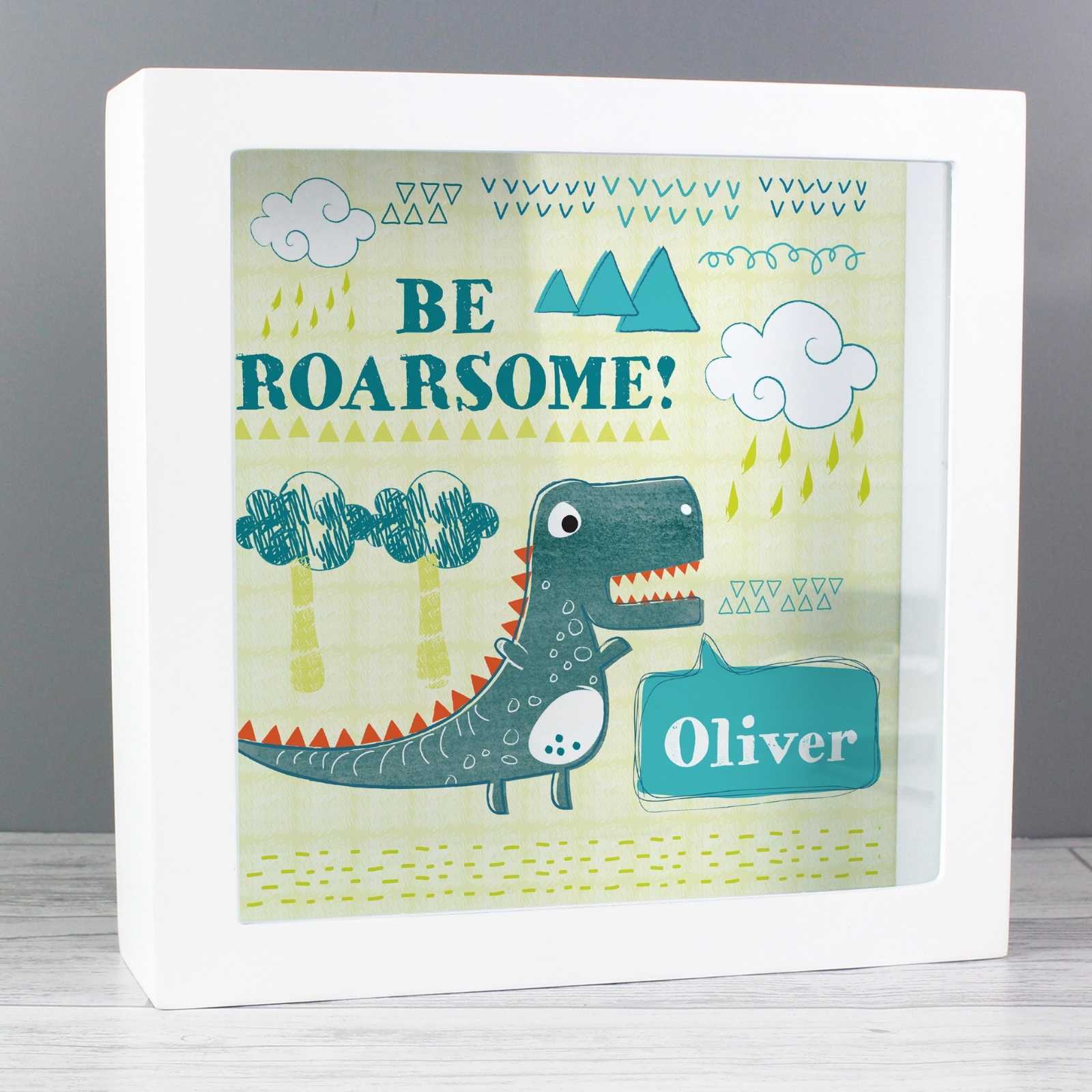 Personalised Dinosaur Fund and Keepsake Box