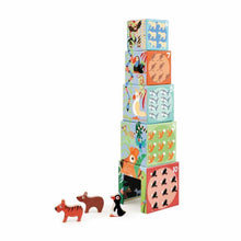 Scratch Build and Play - Stacking Tower - Animals of the World - 1 year old