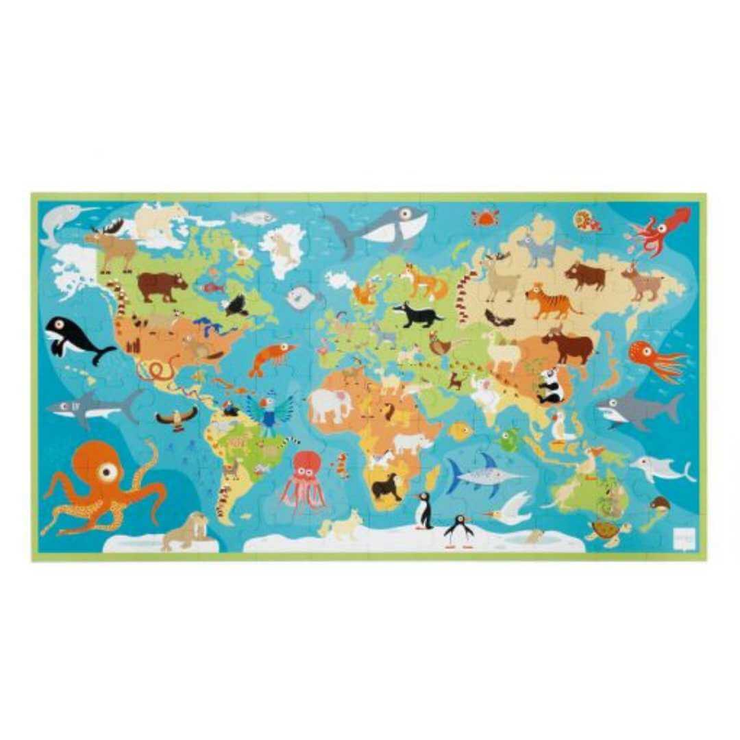 Scratch XXL Puzzle 100 pcs Animals of the World for 5 years old
