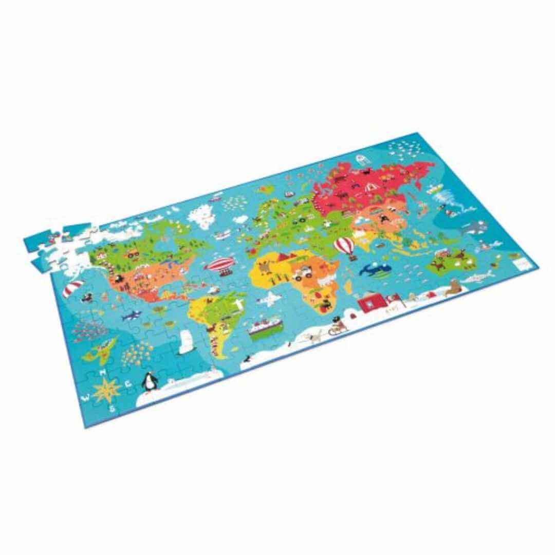 Scratch XXL Puzzle 150 pcs World Map for 5 years old