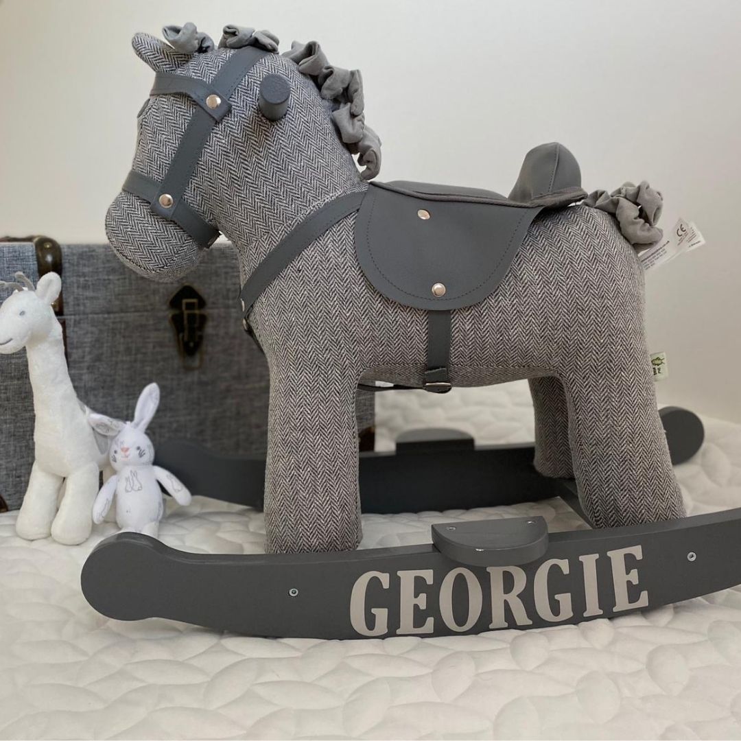 Stirling & Mac Rocking Horse (9m+) and Stirling Pull Along by Little Bird Told Me
