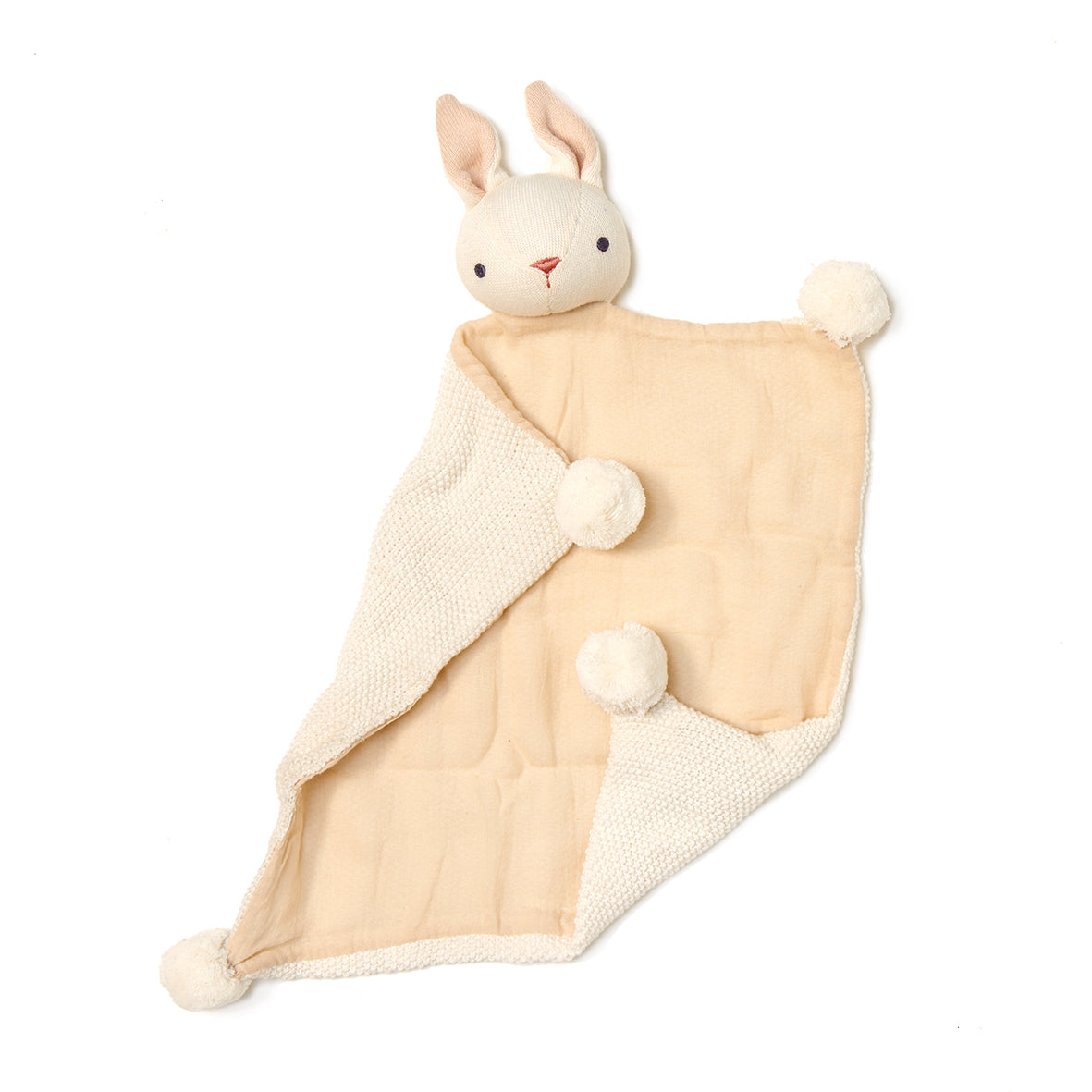Baby Threads Cream Bunny Comforter - GOTS organic cotton - from birth
