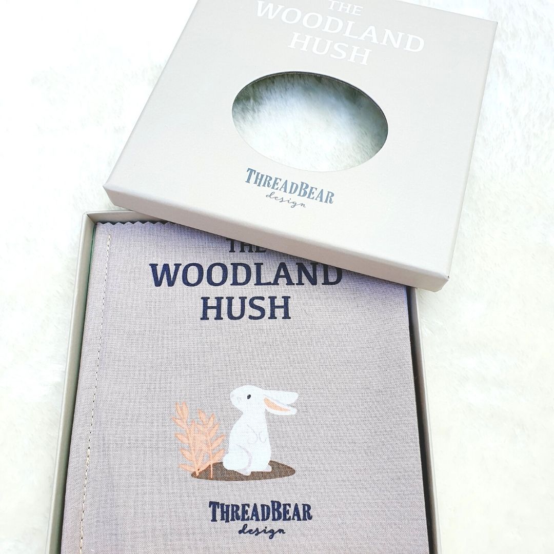 The Woodland Hush Rag Book in Gift Box