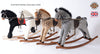MJ Mark Wooden Rocking Horse - Titan Dapple Grey Rocking Horse for children