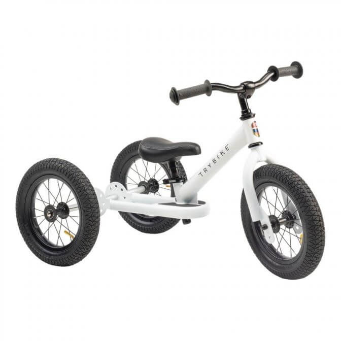 Trybike Steel and Vintage 2 in 1 trike and balance bike