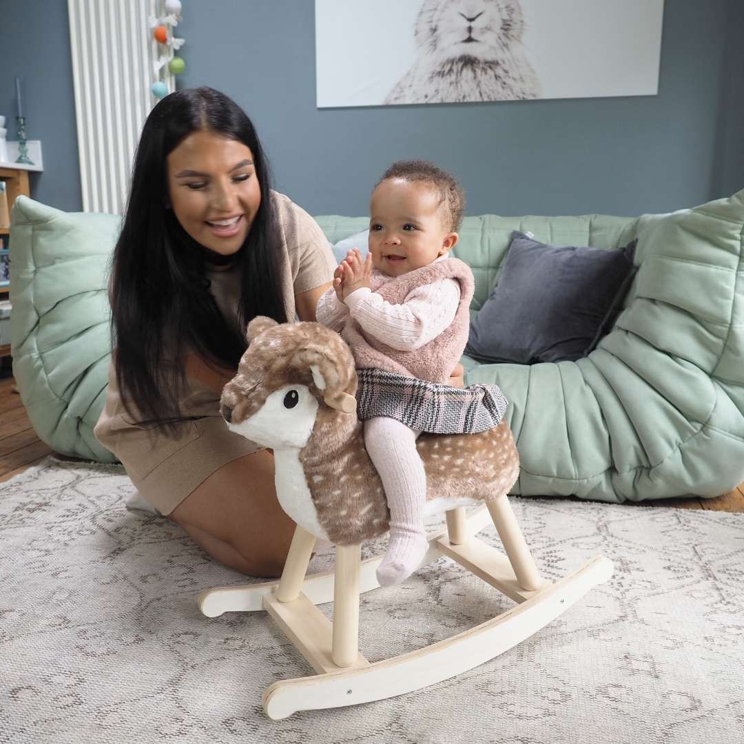 Willow Rocking Deer Animal for 9 Months Old by Little Bird Told Me