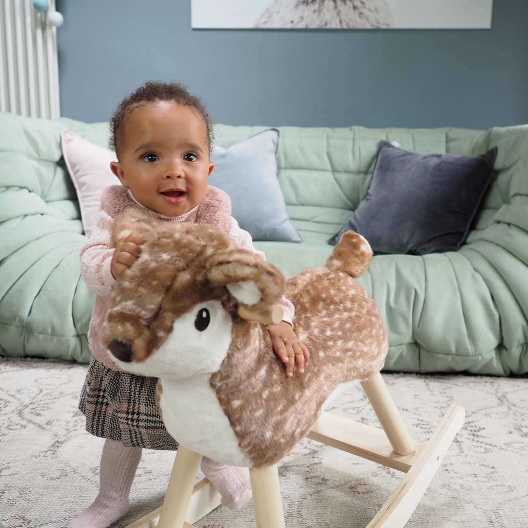 Willow Rocking Deer Animal for 9 Months Old by Little Bird Told Me
