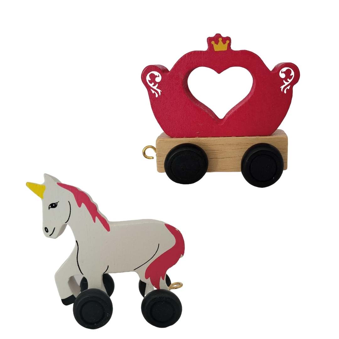 Wooden Train Letters & Engine Sets