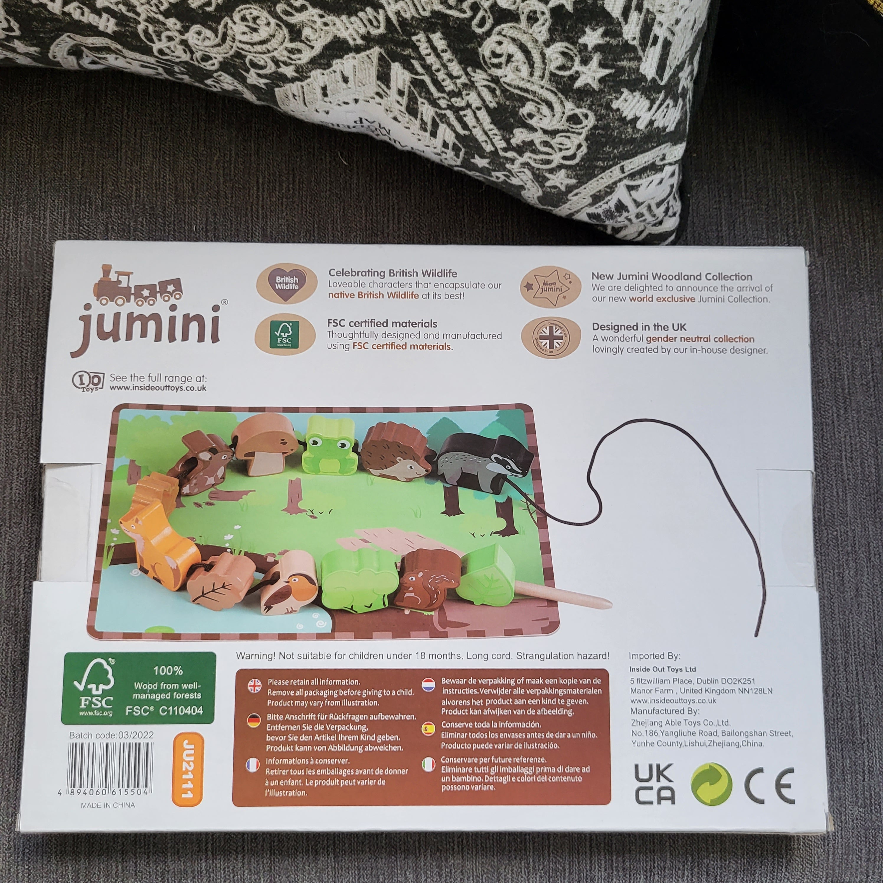 Woodland Lacing Game