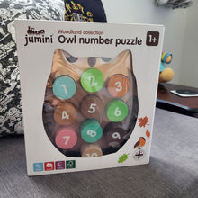 Owl Woodland Number Block Puzzle