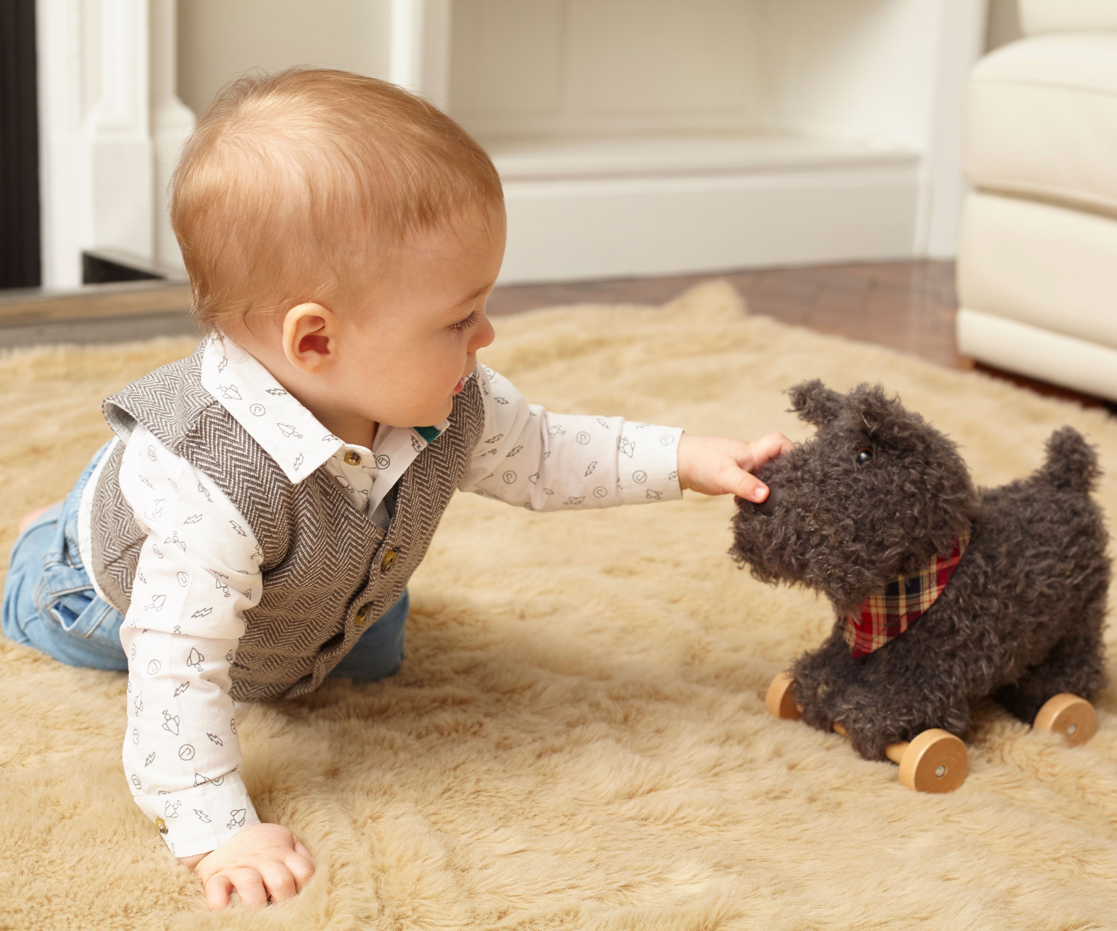 Baby Toys - Scottie Dog Pull Along By Little Bird Told Me