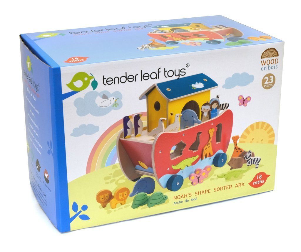Noah's Shape Sorter Ark by Tenderleaf