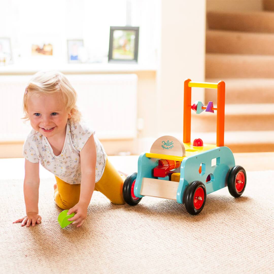 VILAC 3 IN 1 Push Along Trolley Walker Ride-On