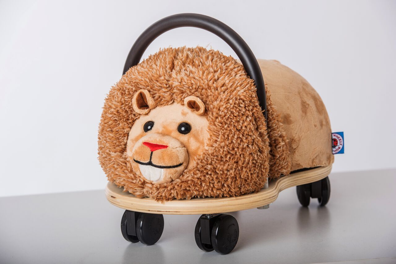 Wheelybug Ride On - Lion plush