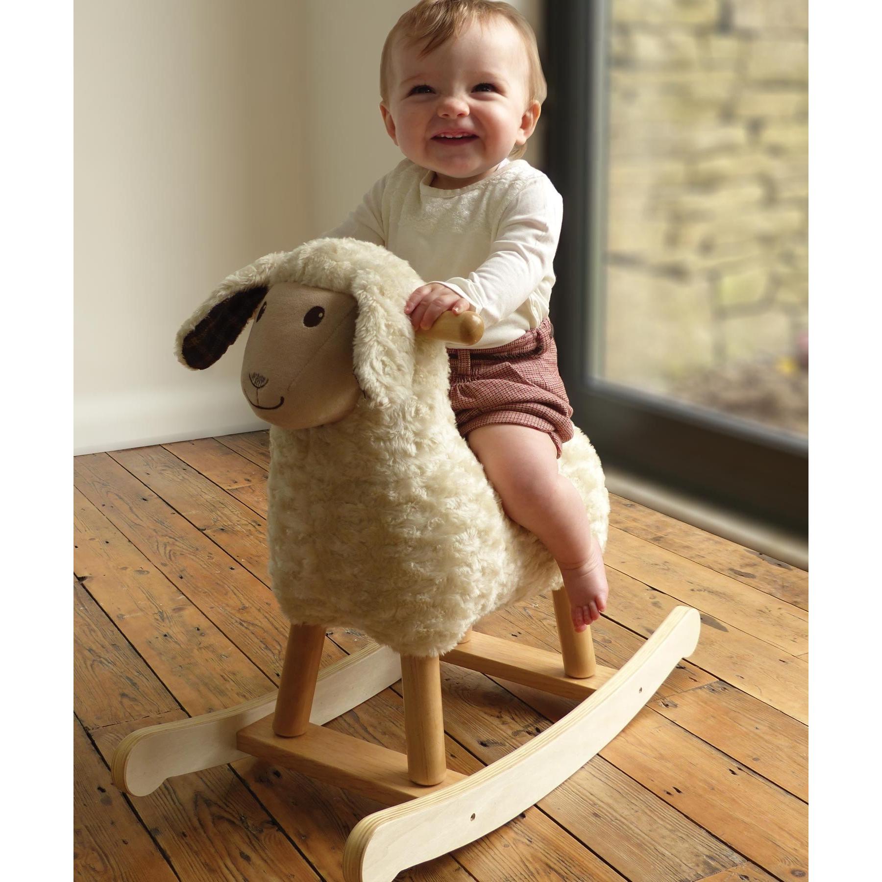 Lamb store rocking horse