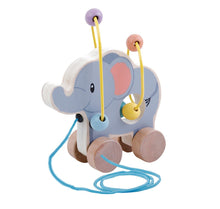 Rolling Bead Coaster Pull Along – Elephant