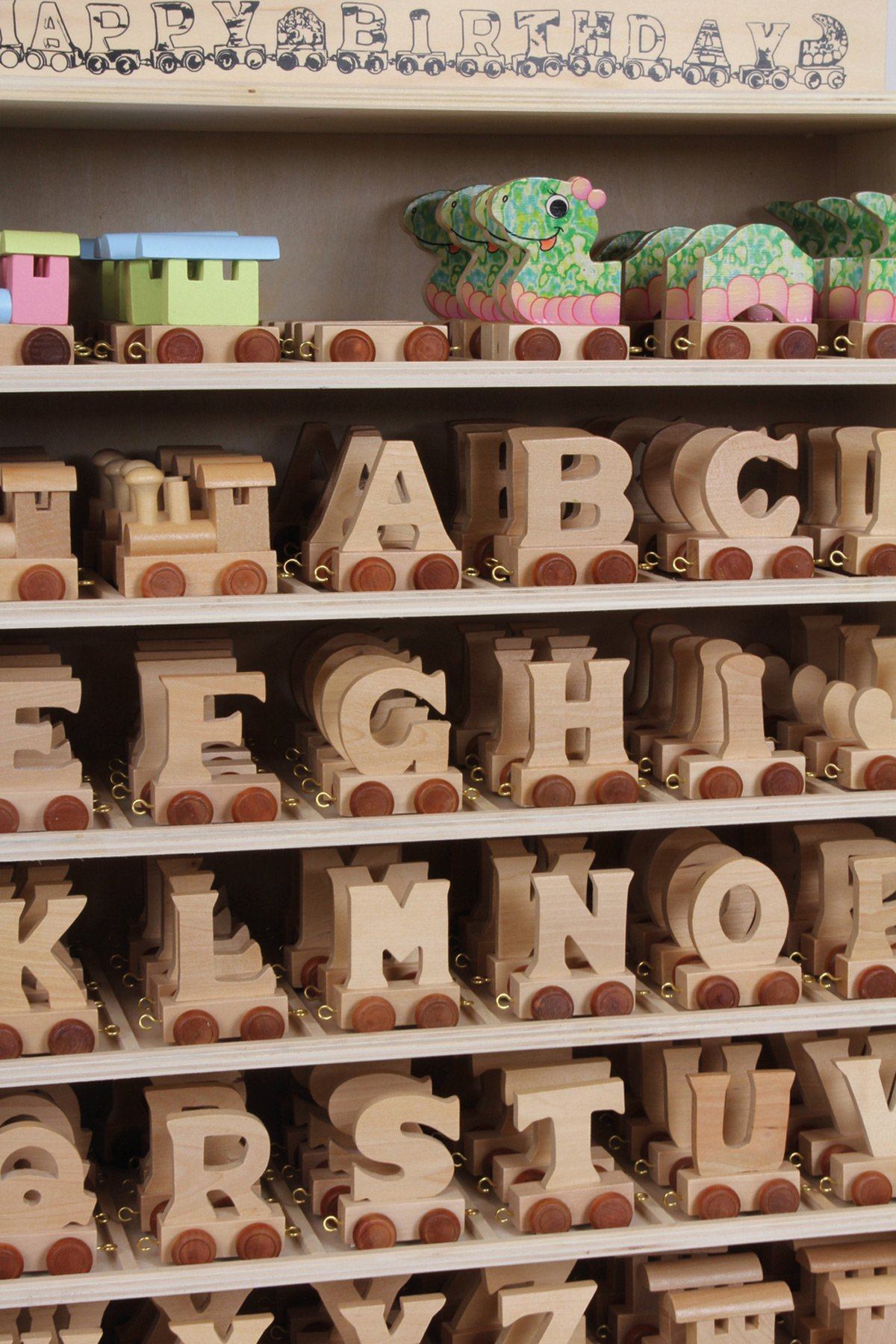 Train Names - Wooden Train Letters & Engine Sets